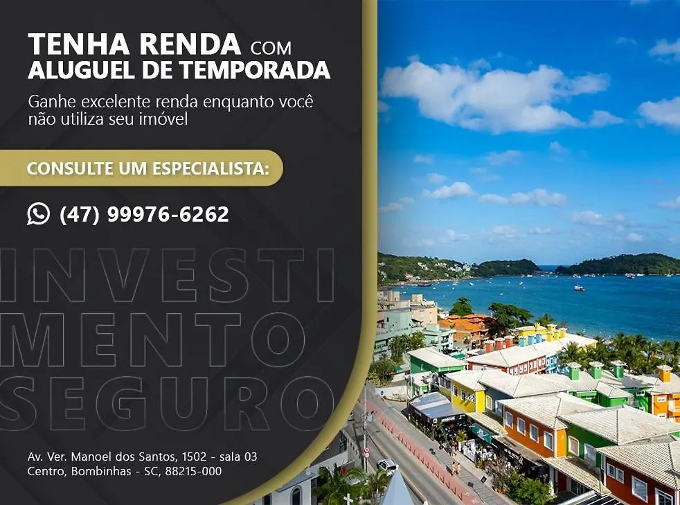 Cobertura Duplex Com Vista Mar E Jacuzzi Privativa Apartment Bombinhas